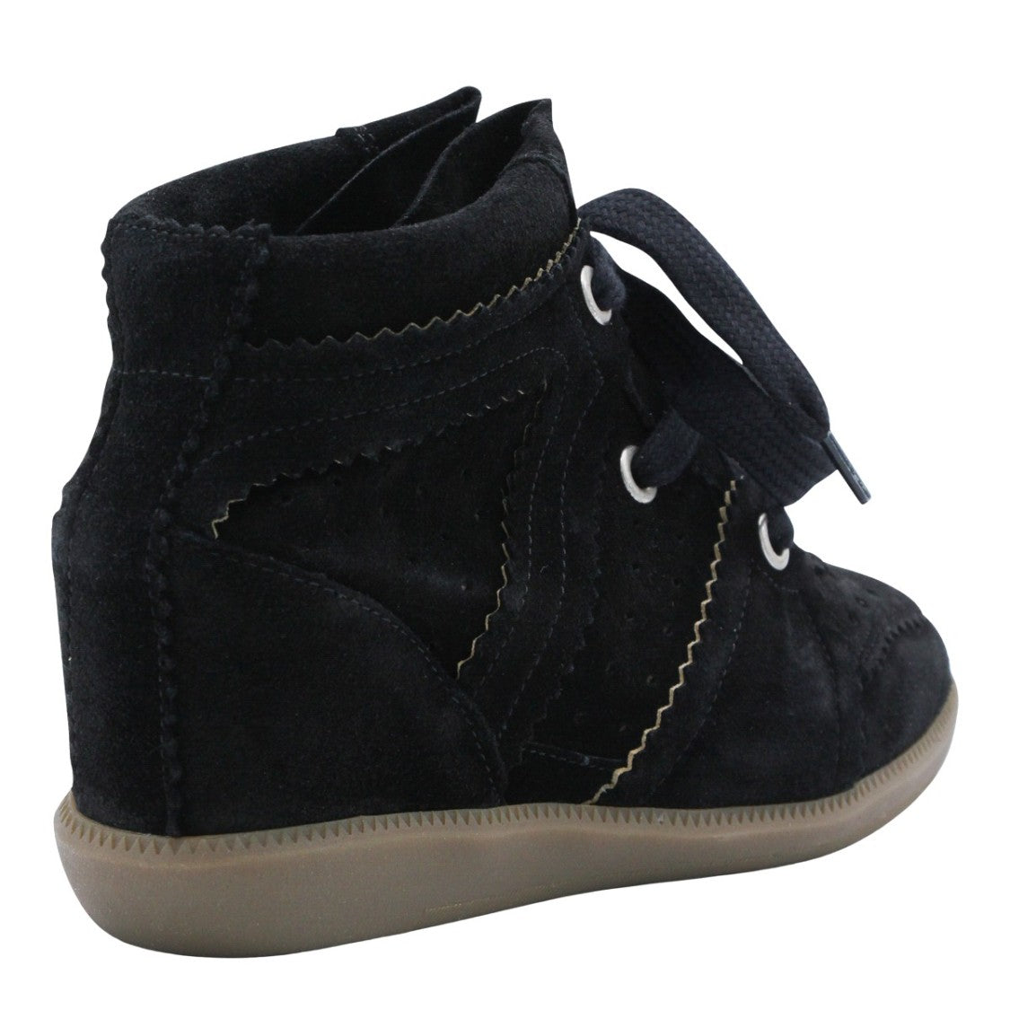 Isabel Marant Sole Black Sneakers With Lace-Up Front