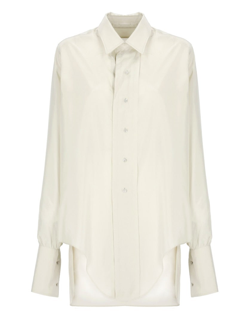 Maison Margiela Ivory Four Stitches Shirt