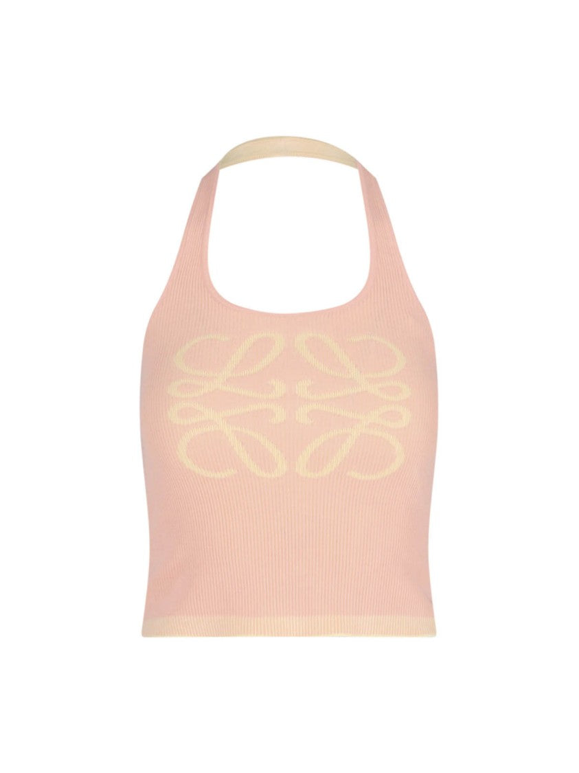Loewe X Paula's Ibiza "Anagram" Tank Top, In Pink Viscose Blend