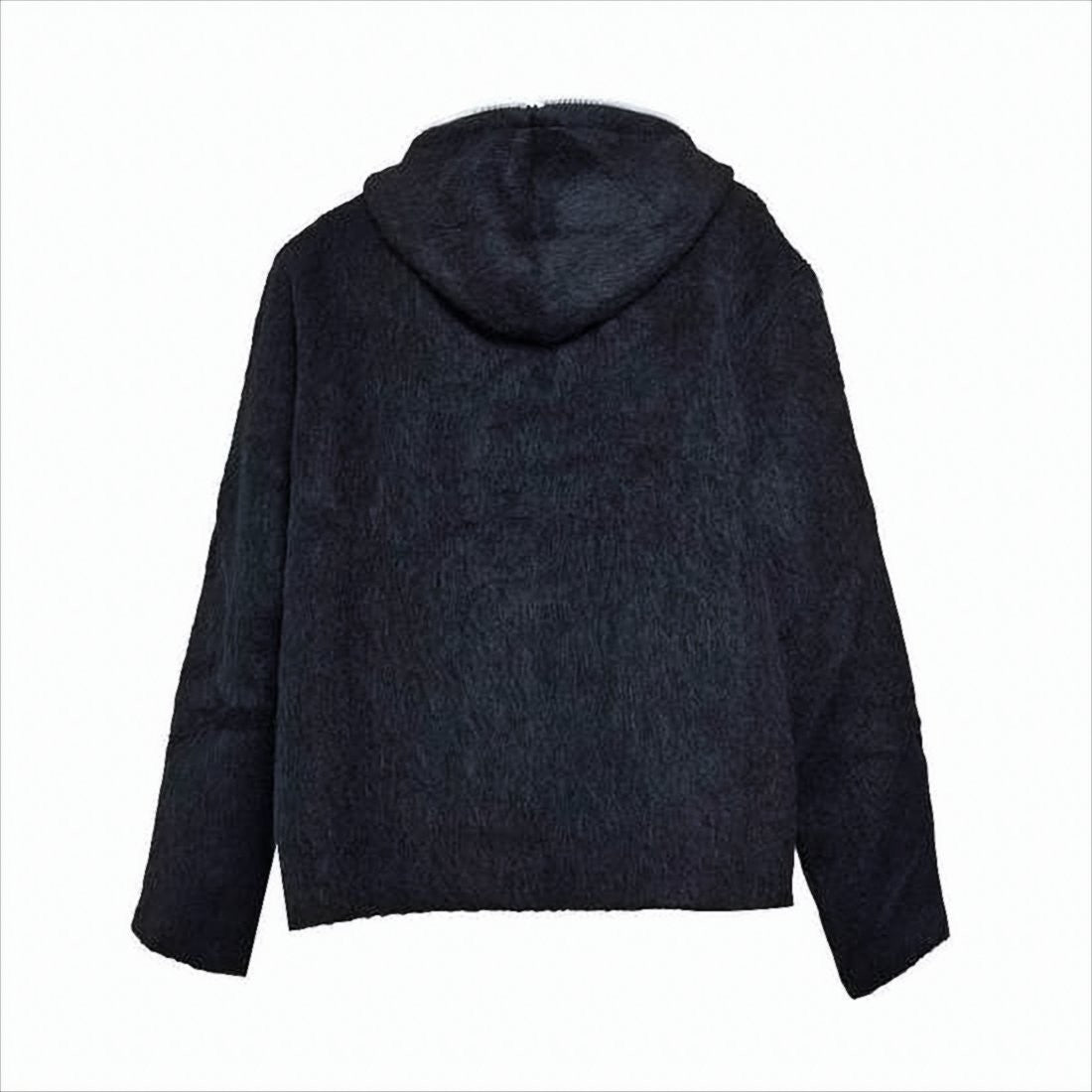 Our Legacy Textured Black Jacket With Hood