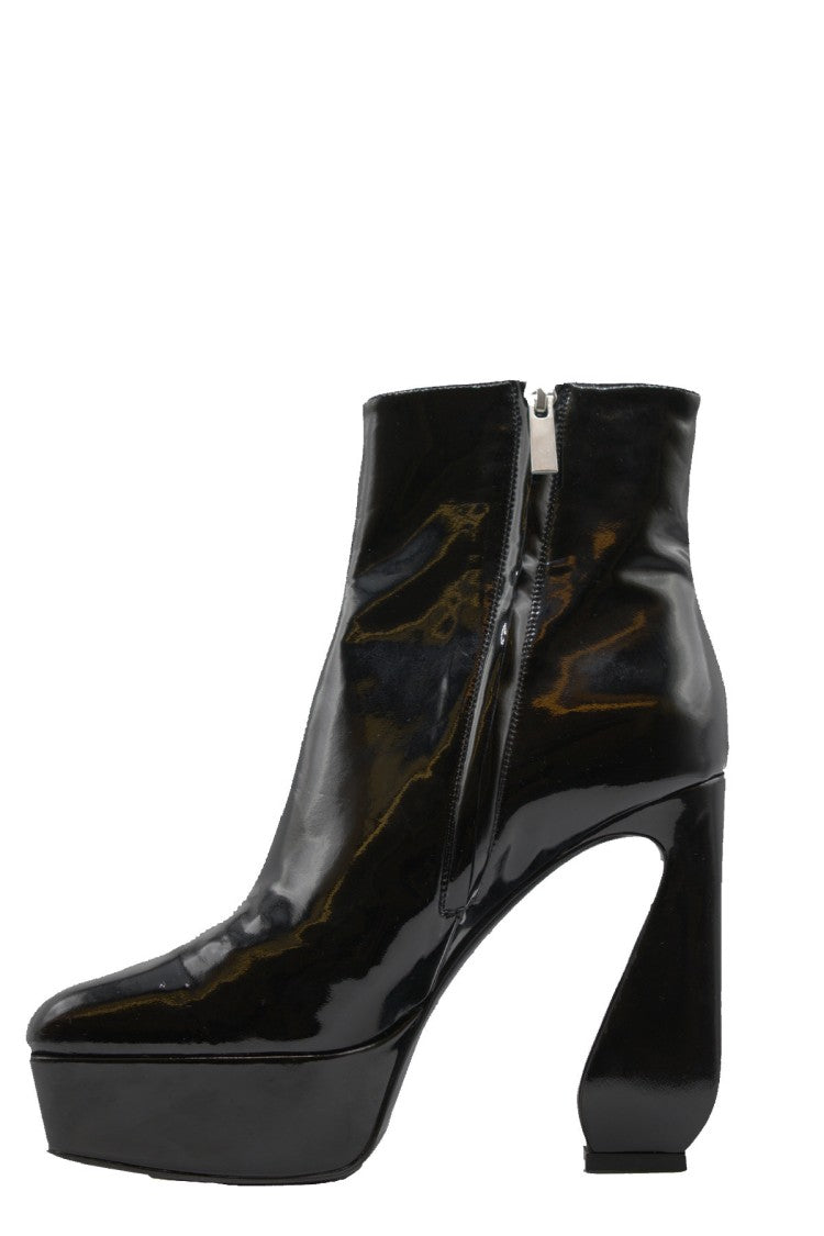 Si Rossi Black Calf Leather Boots