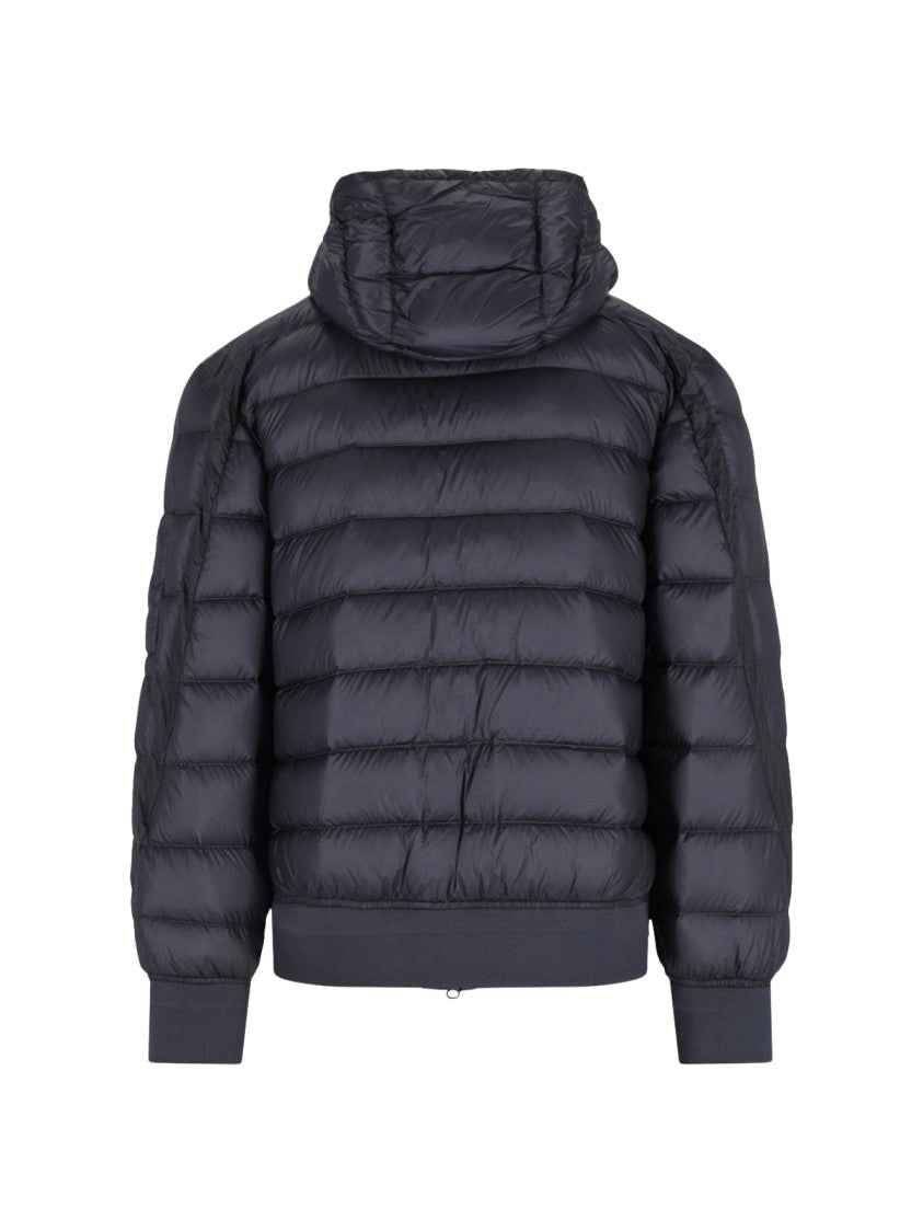 C.P. Company Logo Puffer Jacket – Blue