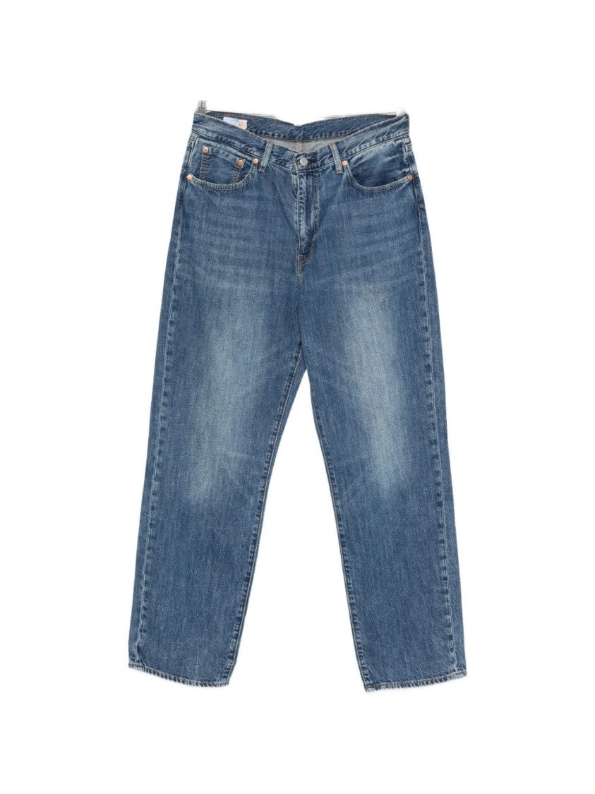 Levi's Straight-Leg Jeans With Medium Blue Wash And Timeless Appeal