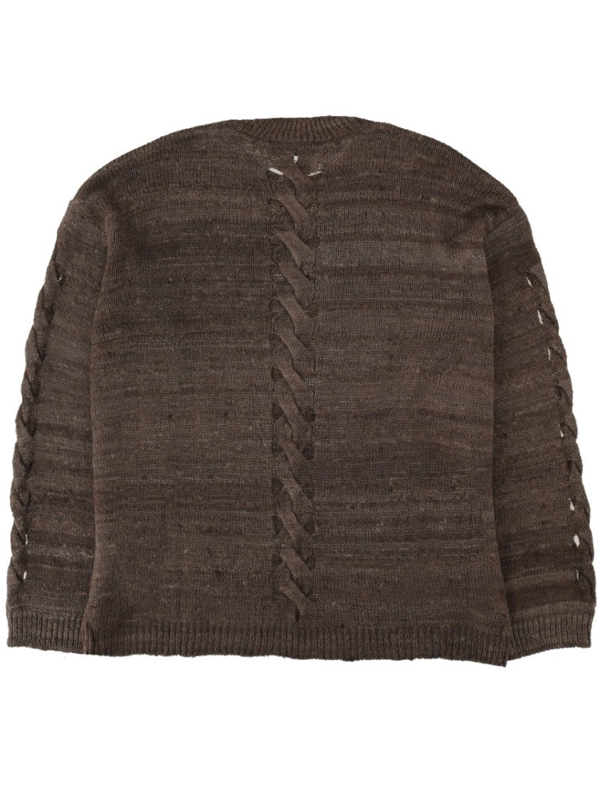 Our Legacy Popover Silk Open-Knit Sweater