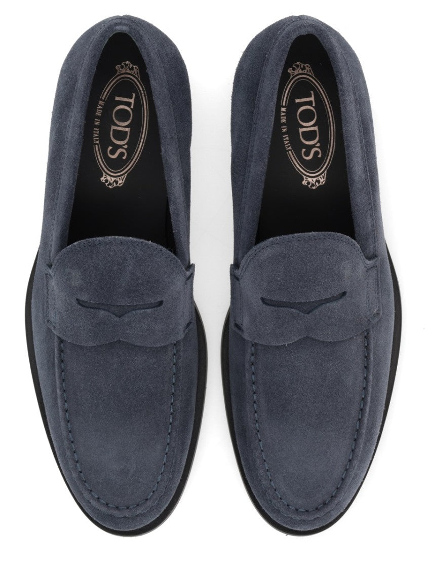 Tod's Penny Loafers In Luxurious Calf Suede
