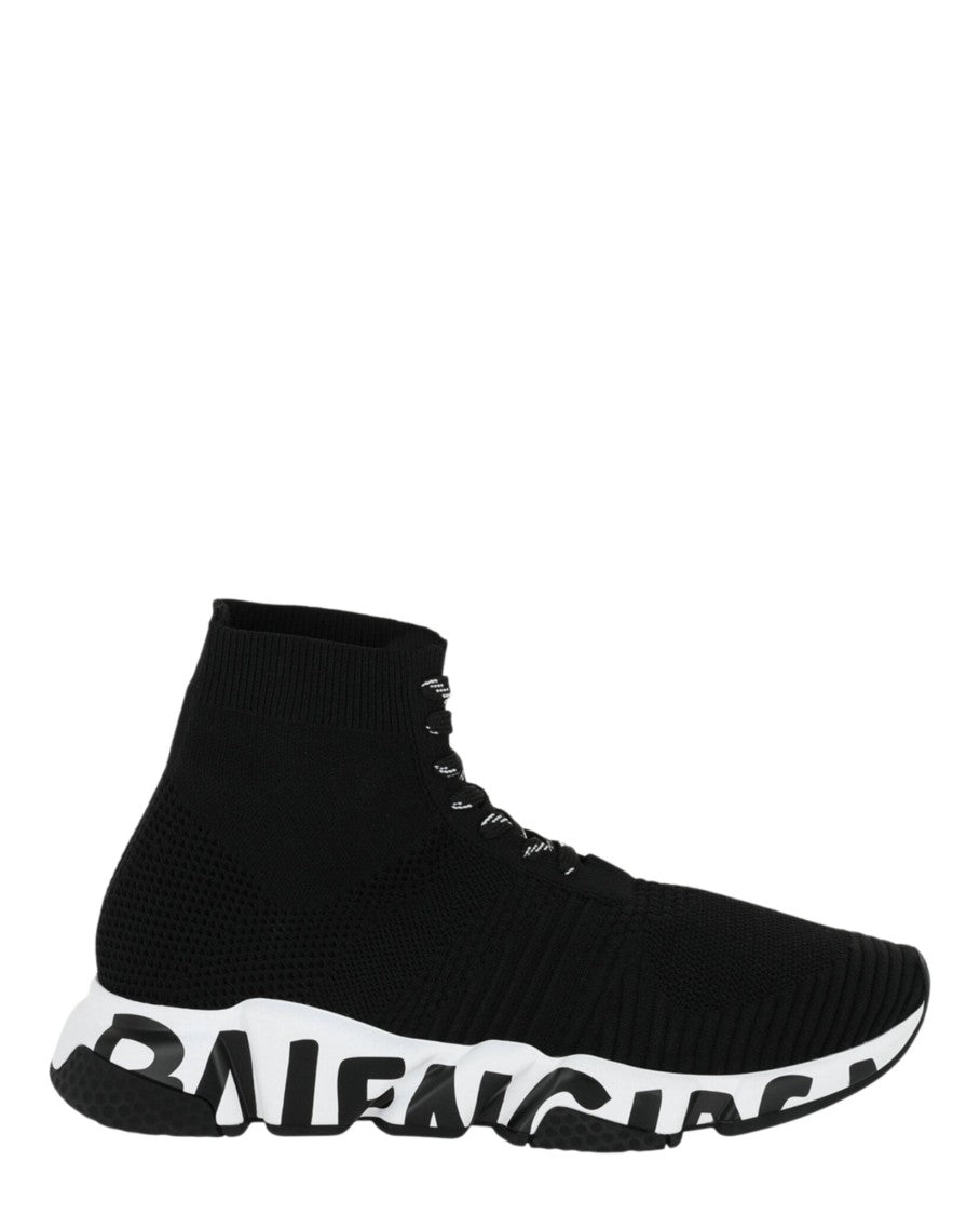 Balenciaga Speed Lace-Up Graffiti Sneakers