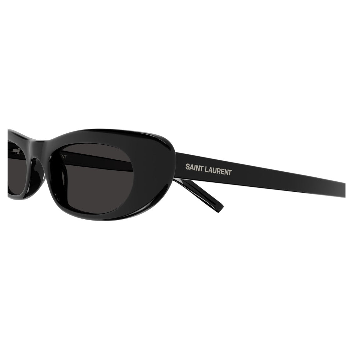 Saint Laurent Sl 557 Shade Narrow Oval Frame Sunglasses