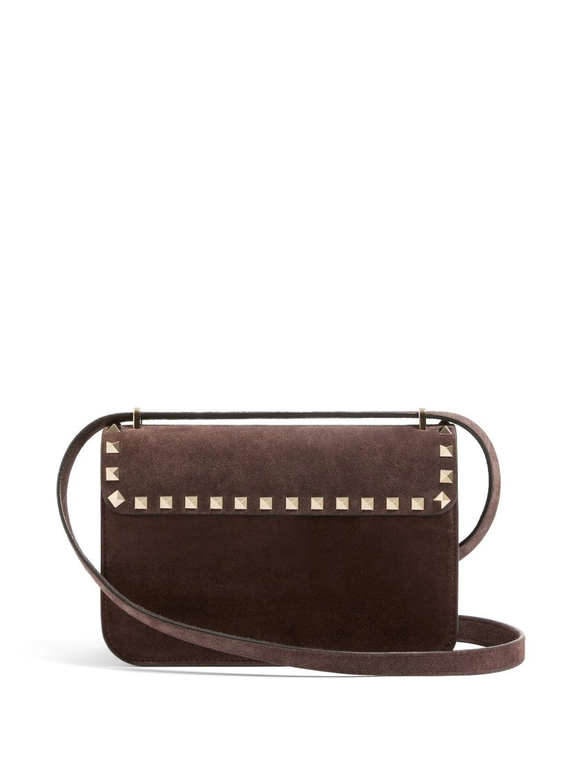 Valentino Rockstud Small Suede Shoulder Bag