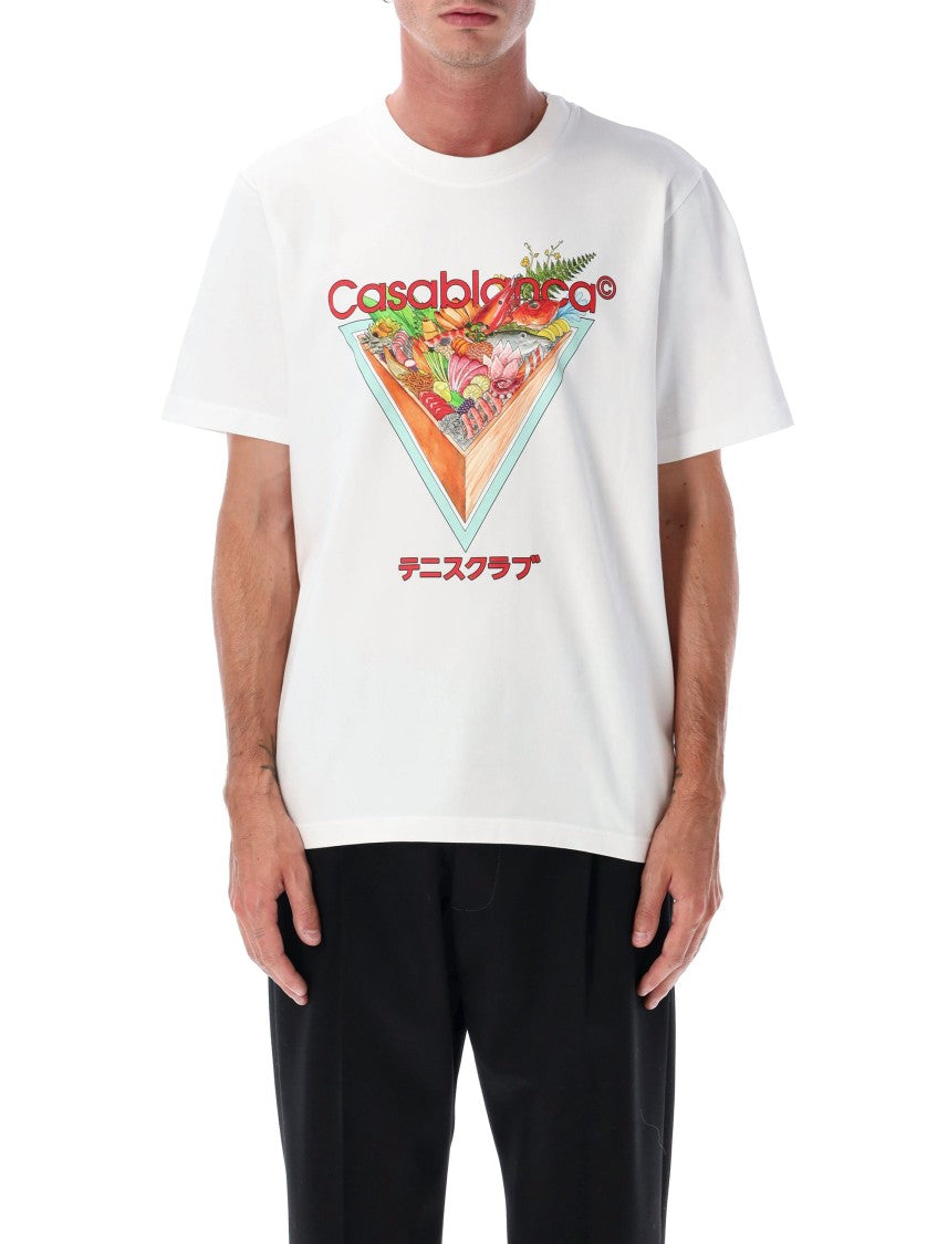 Casablanca White Tennis Club Icon T-Shirt