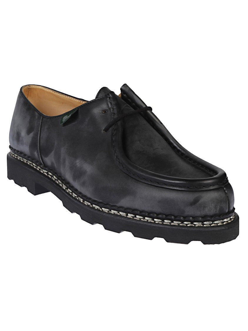 Paraboot Vintage-Effect Calfskin Lace-Up Shoe