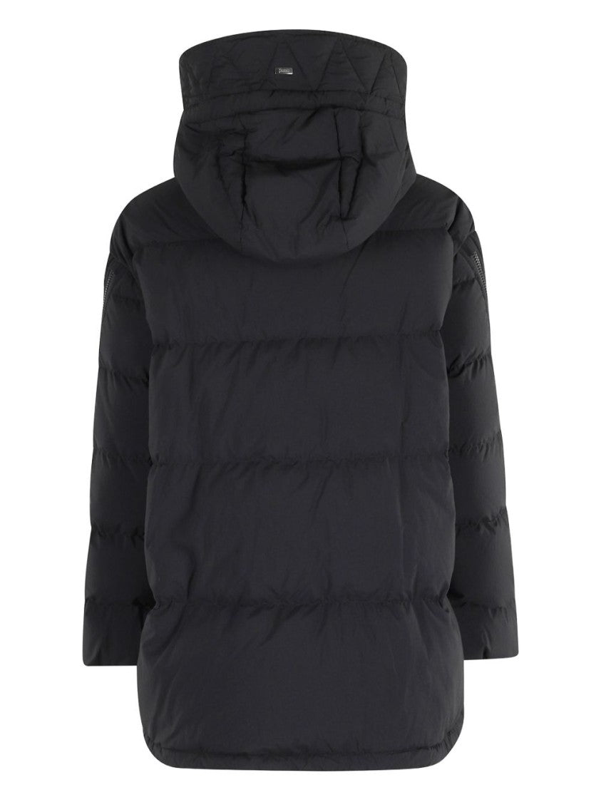 Herno Quilted Down Jacket With A-Shape Silhouette