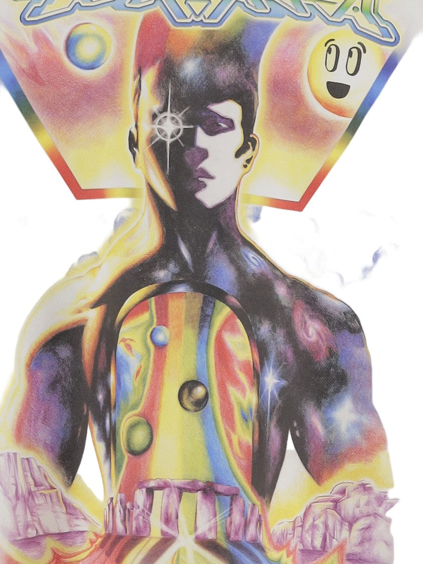 Casablanca White Cotton Logo T-Shirt