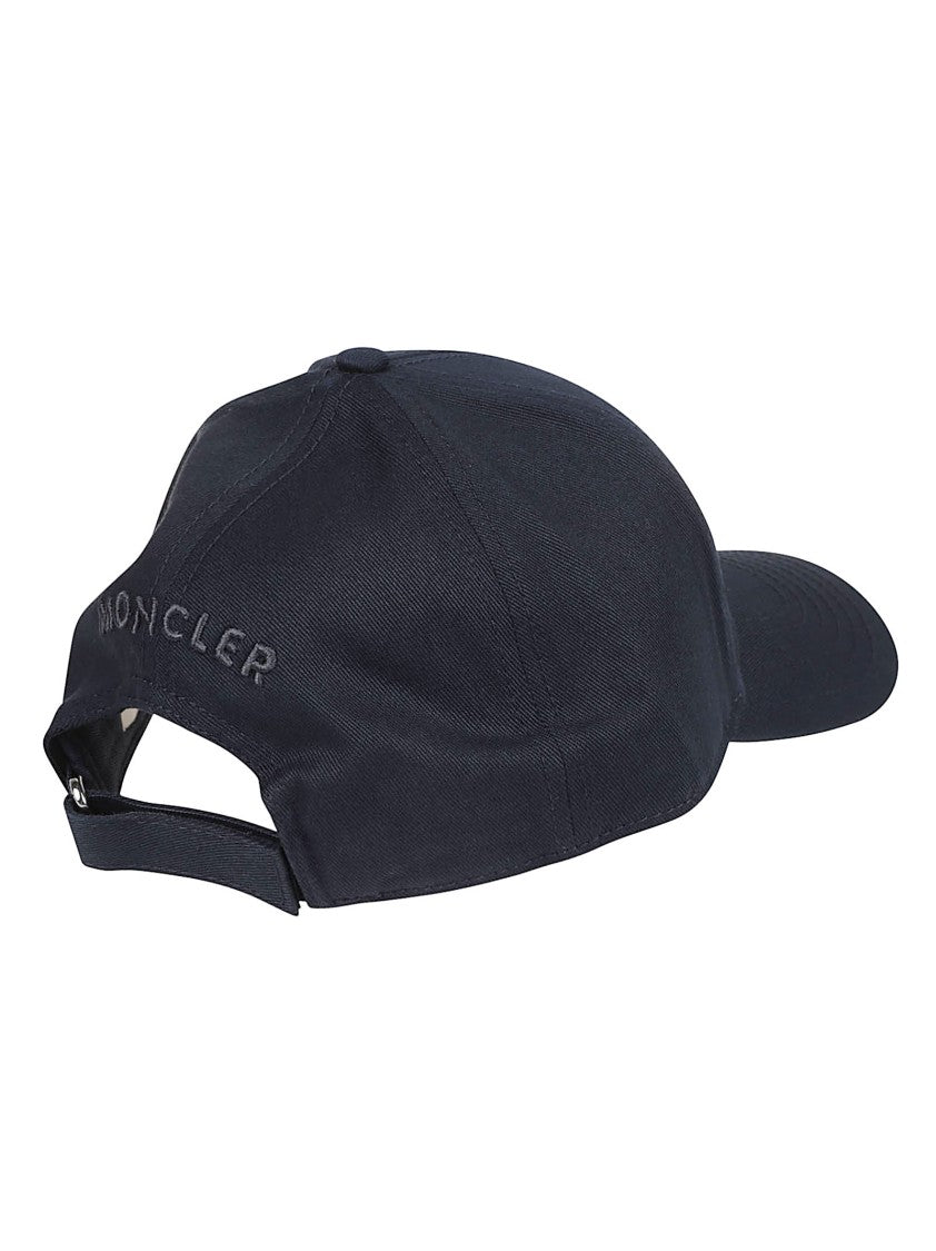 Moncler Embroidered Logo Black Baseball Cap