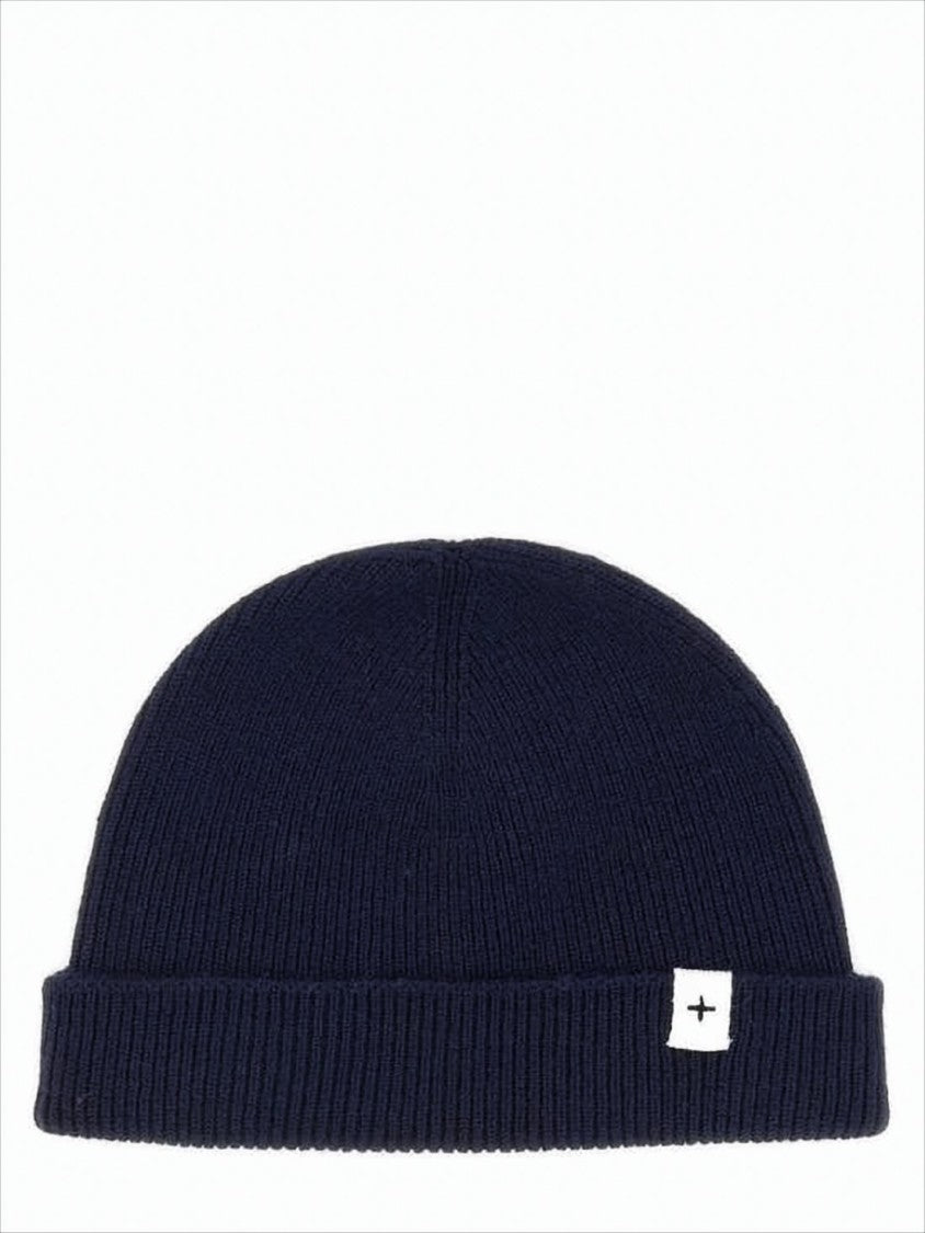 Jil Sander Ribbed Knit Beanie Hat With Folded Cuff