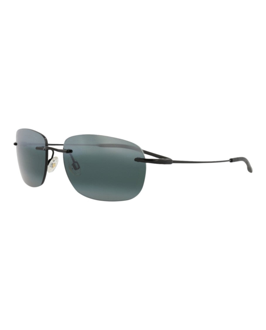 Maui Jim Square-Frame Metal Sunglasses