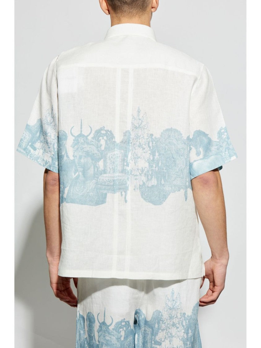 Givenchy Short-Sleeved Linen Shirt