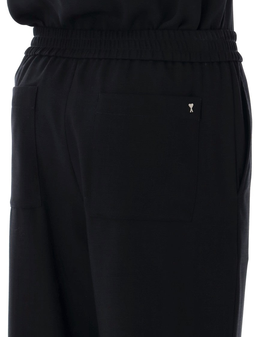 Ami Straight Fit Elasticated Trousers