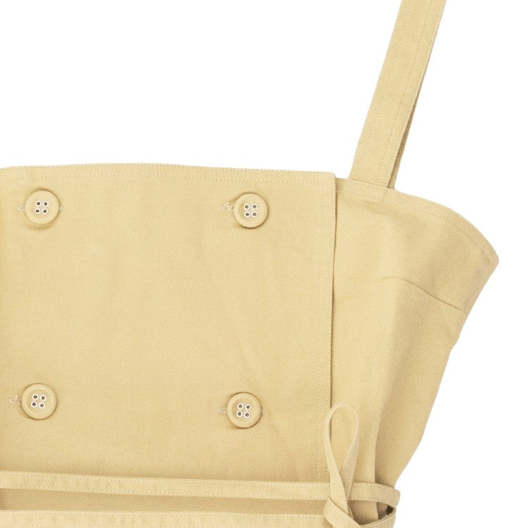 Officine Generale Double-Breasted Strap Top With Asymmetrical Hem