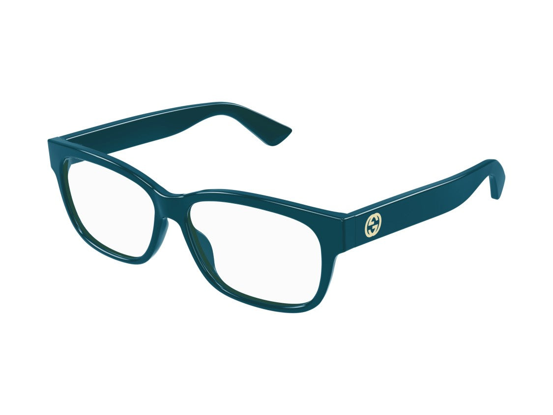 Gucci Gg1341o Glossy Rectangular Eyeglasses