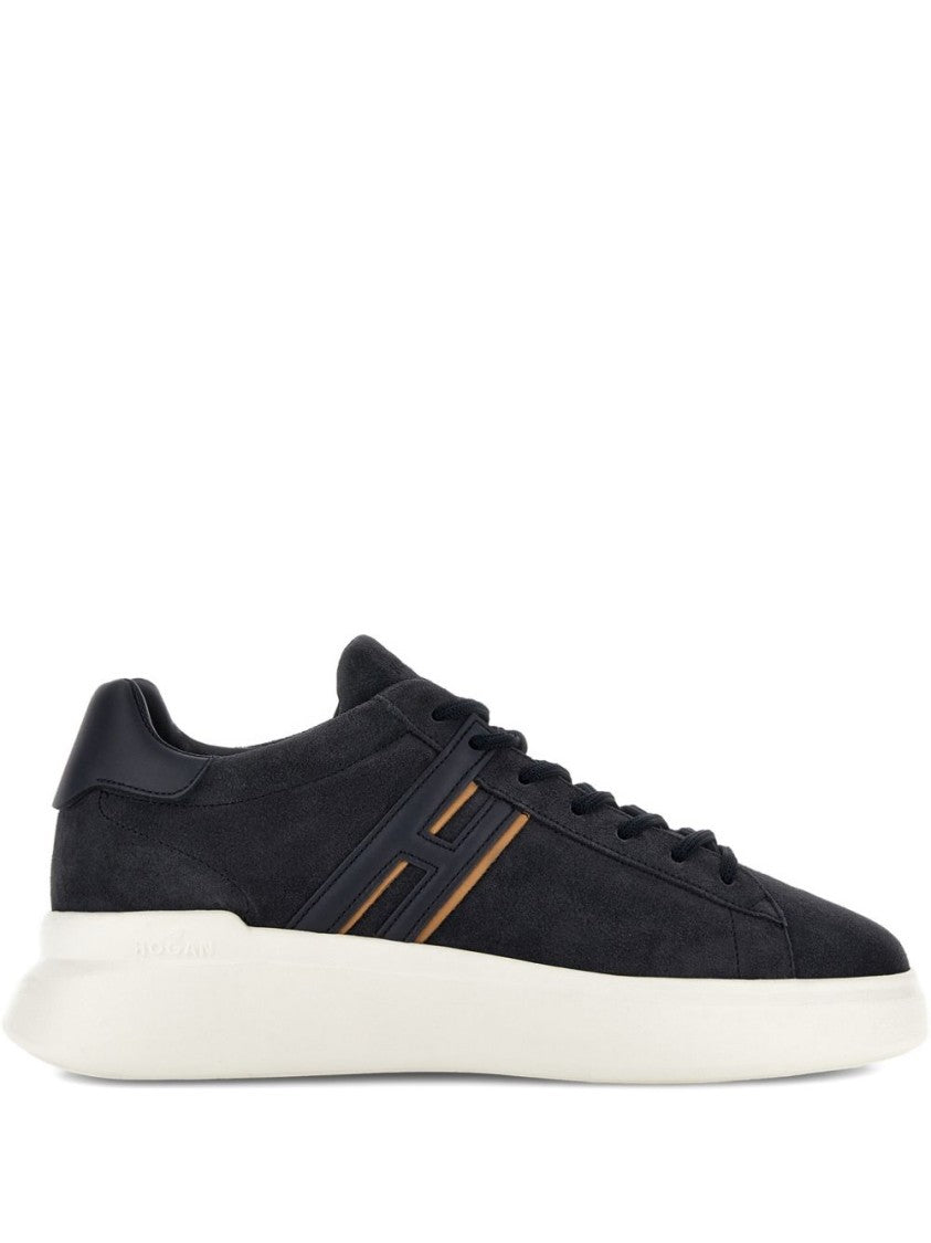 Hogan Suede H-Design Padded Sneakers