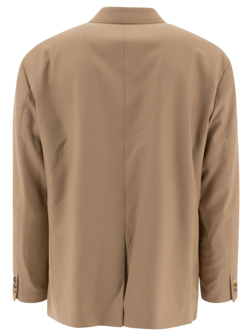 Comme Des Garçons Single-Breasted Oversized Blazer