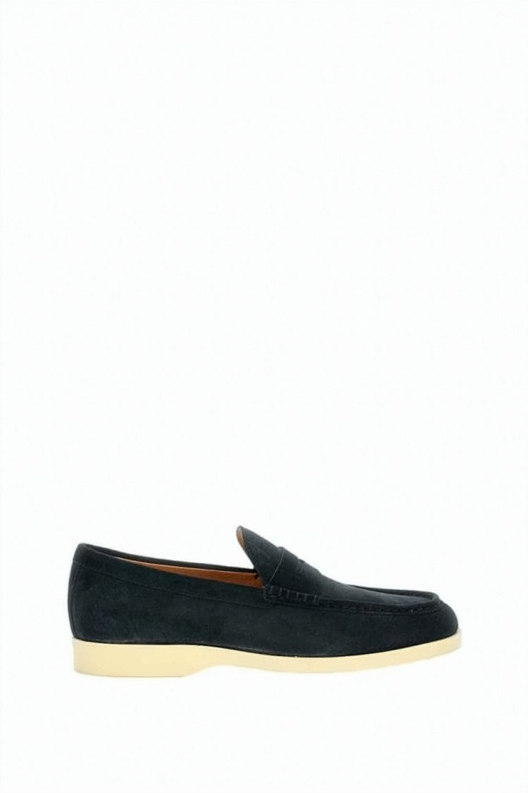 Tod's Suede Loafers With Rounded Toe