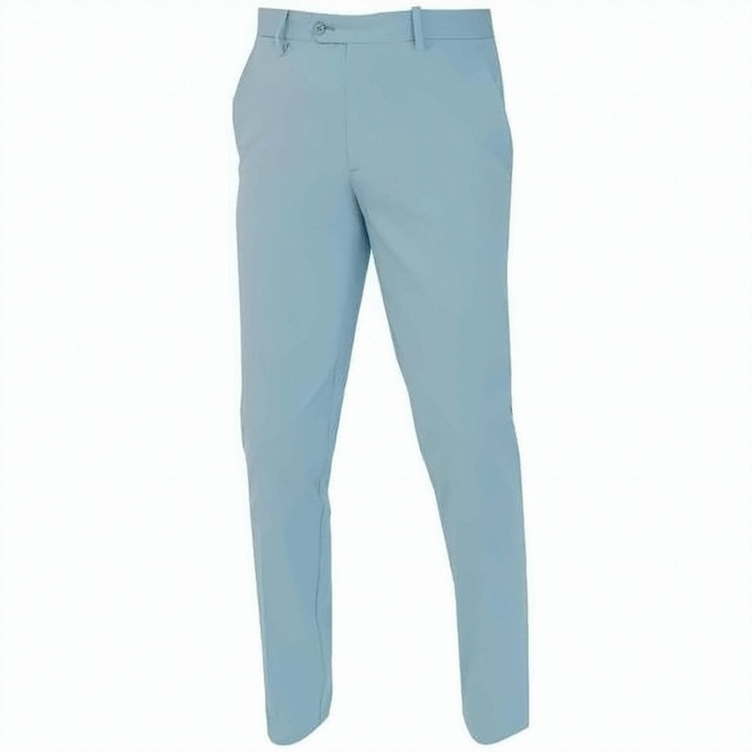 J Lindeberg Tailored Blue Straight Pants With Flat Front
