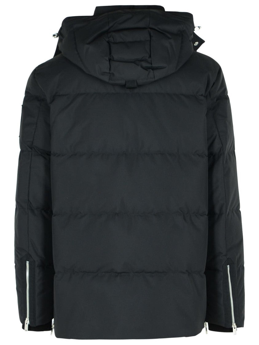 Moose Knuckles Cloud 3Q' Black Nylon Down Jacket