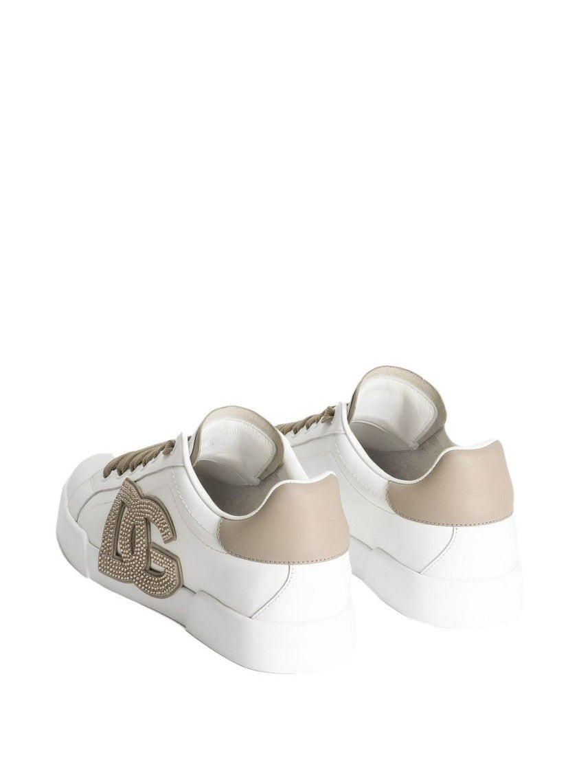 Dolce & Gabbana Calfskin Portofino Light Strobel Sneakers