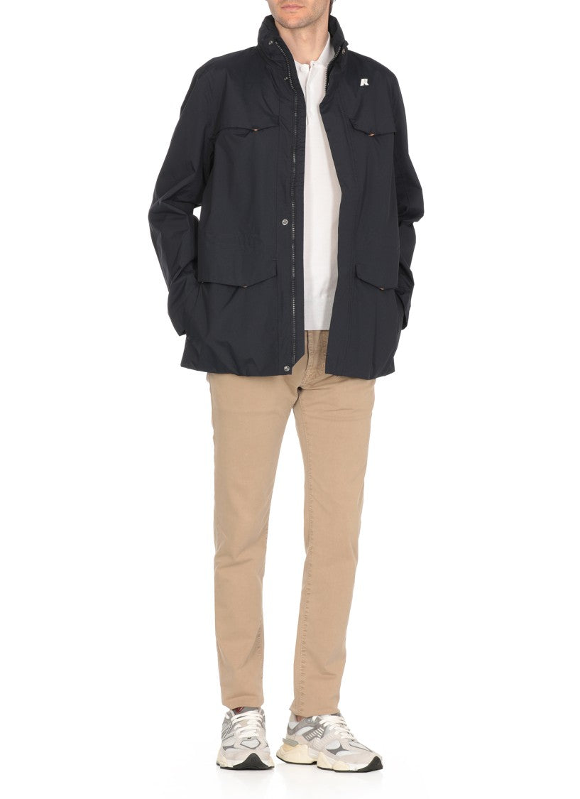 K-Way Blue Manuel Ottoman Jacket