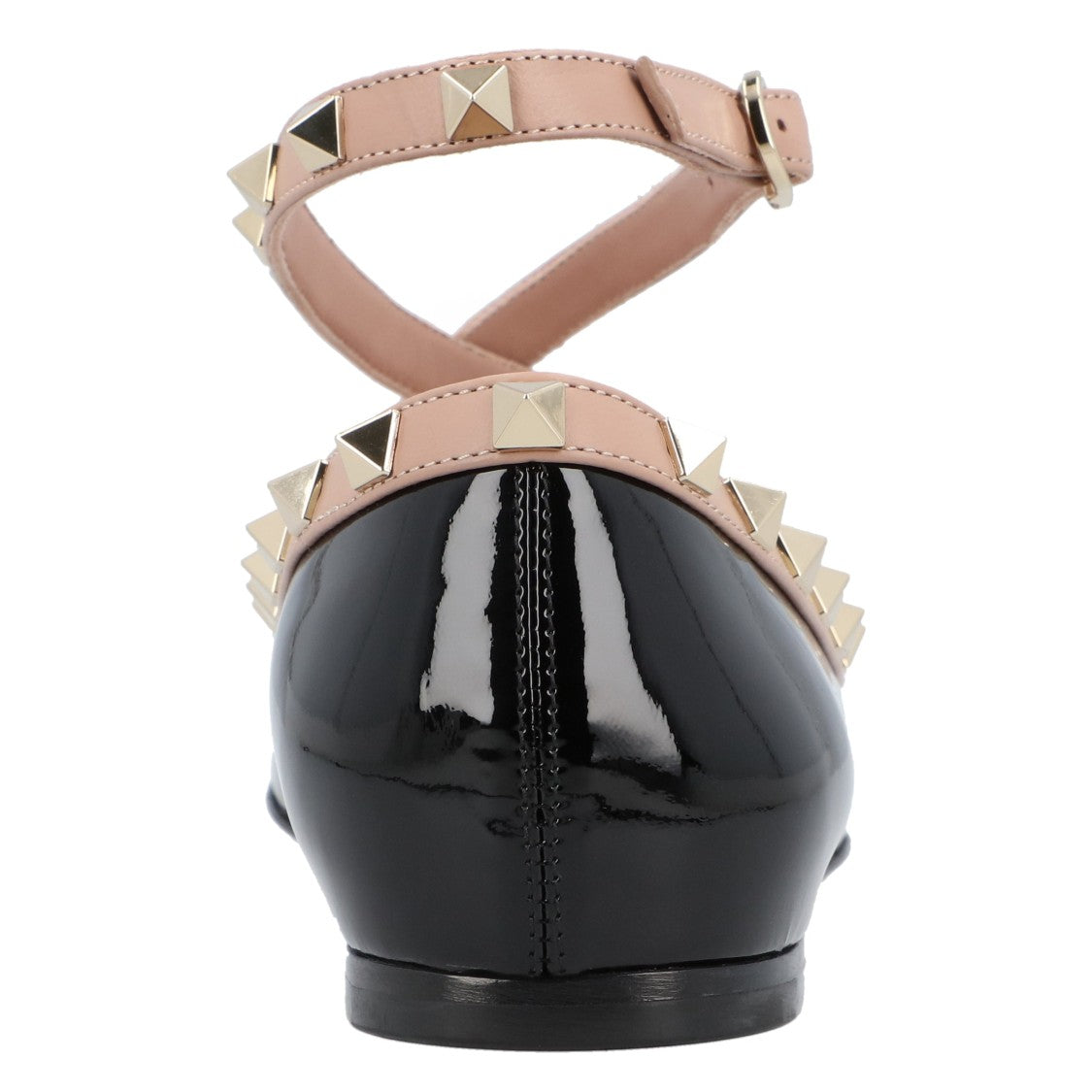 Valentino Rockstud Ballerina Shoes Black
