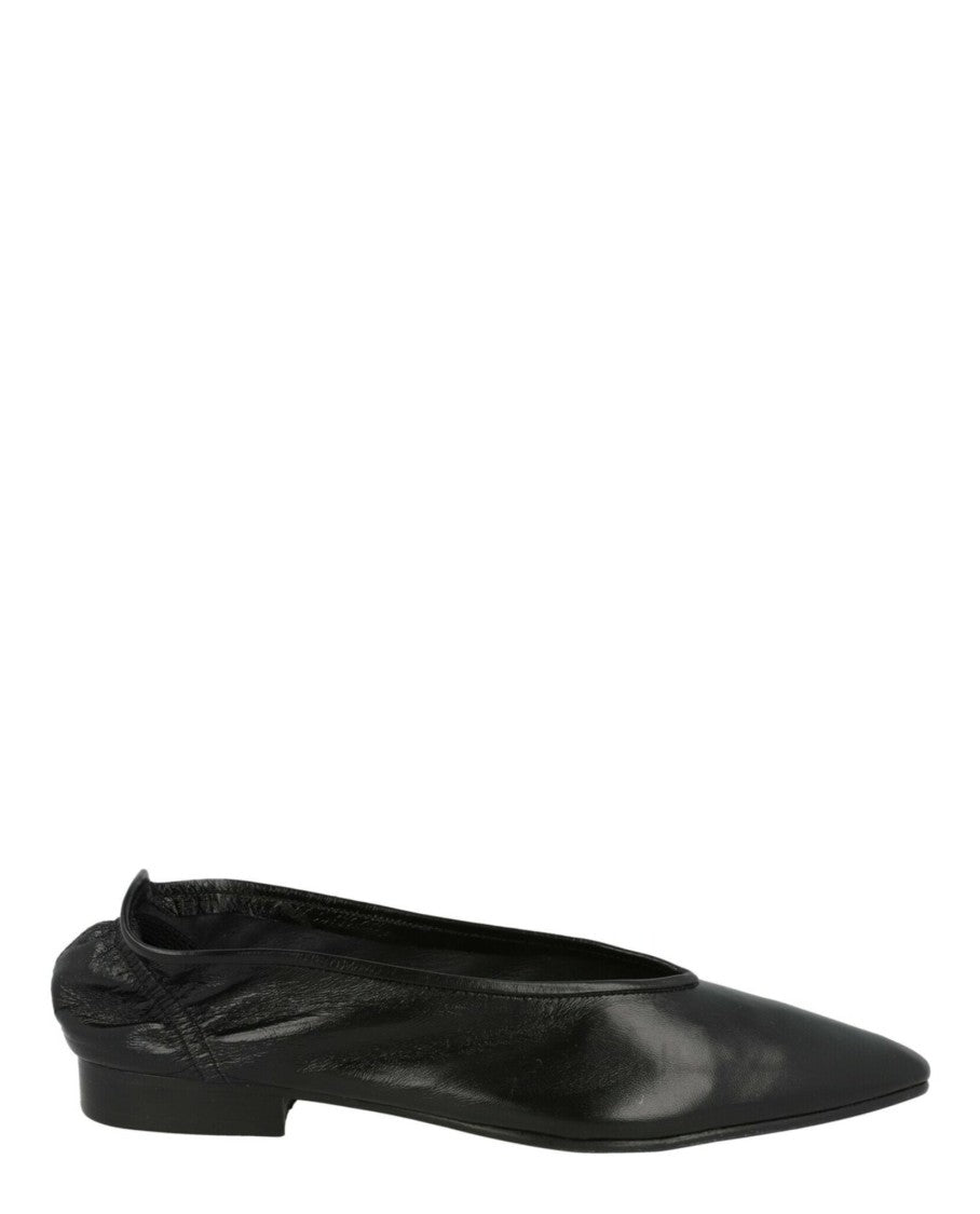 By Far Carre Leather Flats
