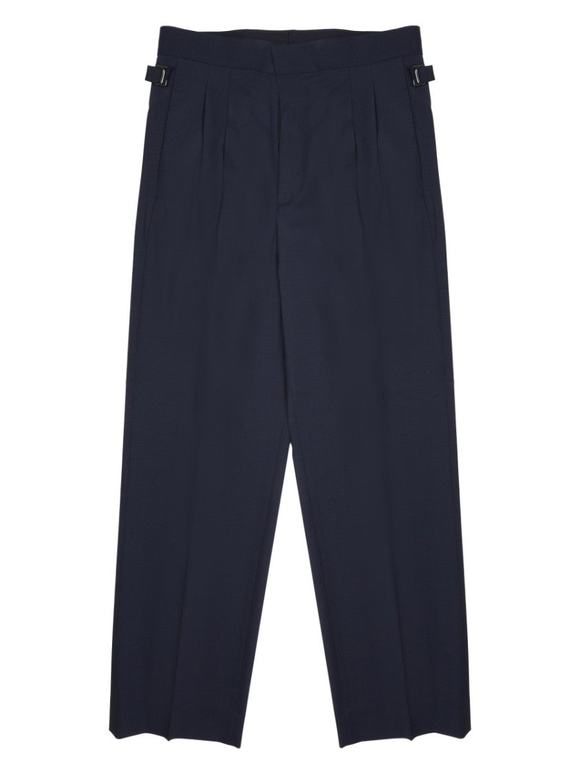 Be Able Straight-Leg Cropped Trousers With Pleated Front