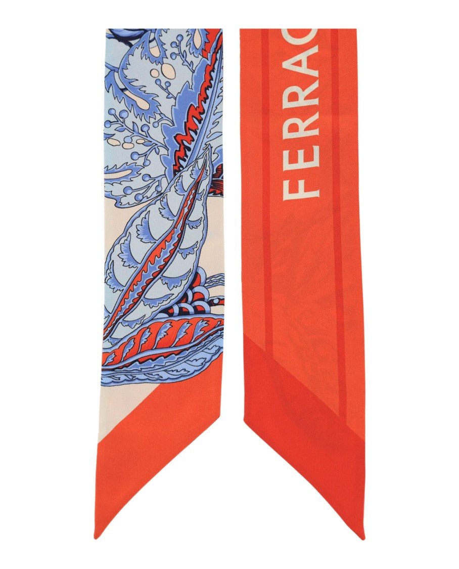 Ferragamo Togo Print Silk Bandeau