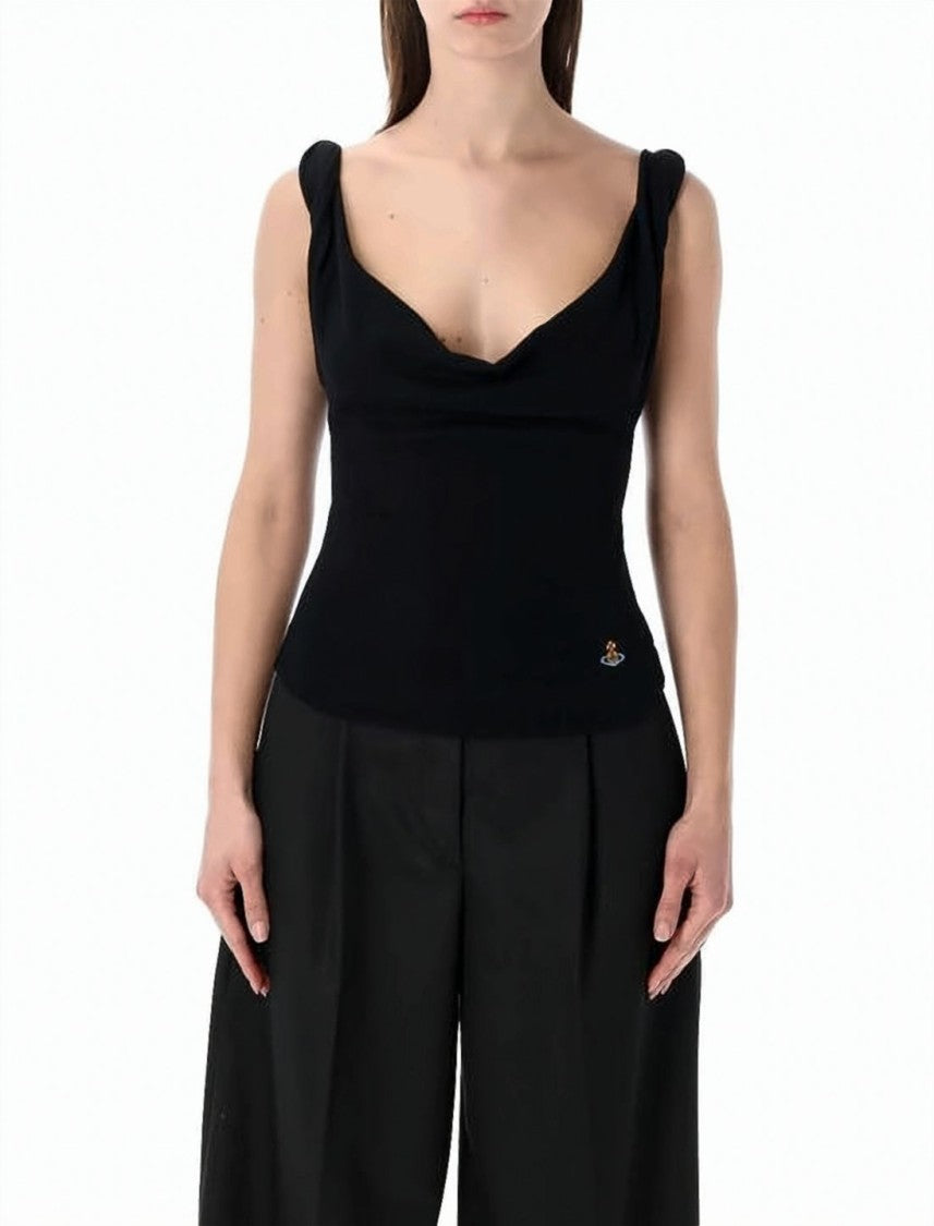 Vivienne Westwood Sleeveless Black Tank Top