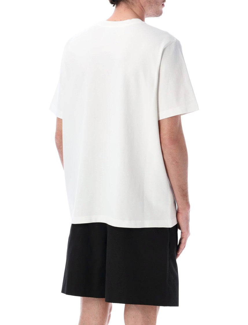 Casablanca Casa Way Orchid Organic Cotton T Shirt