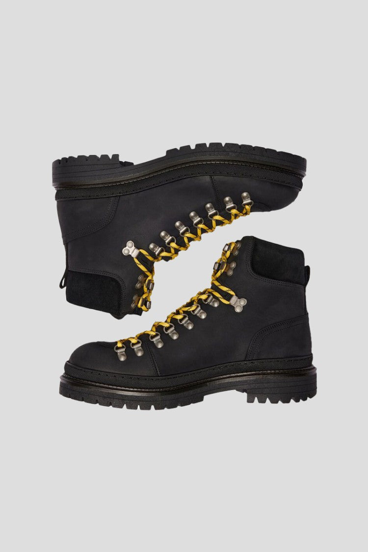 Selected Homme Leather Hiking Boots