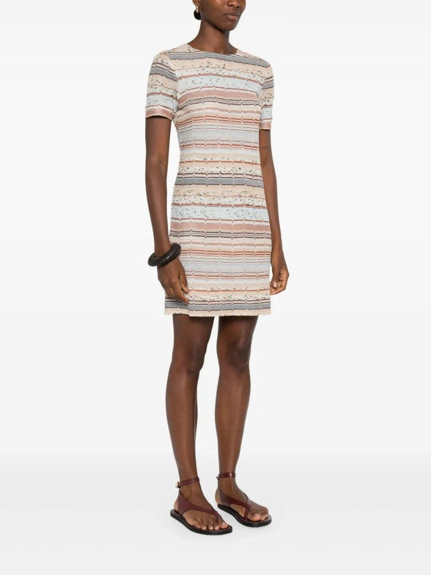 Missoni Mini Dress With Horizontal Stripes