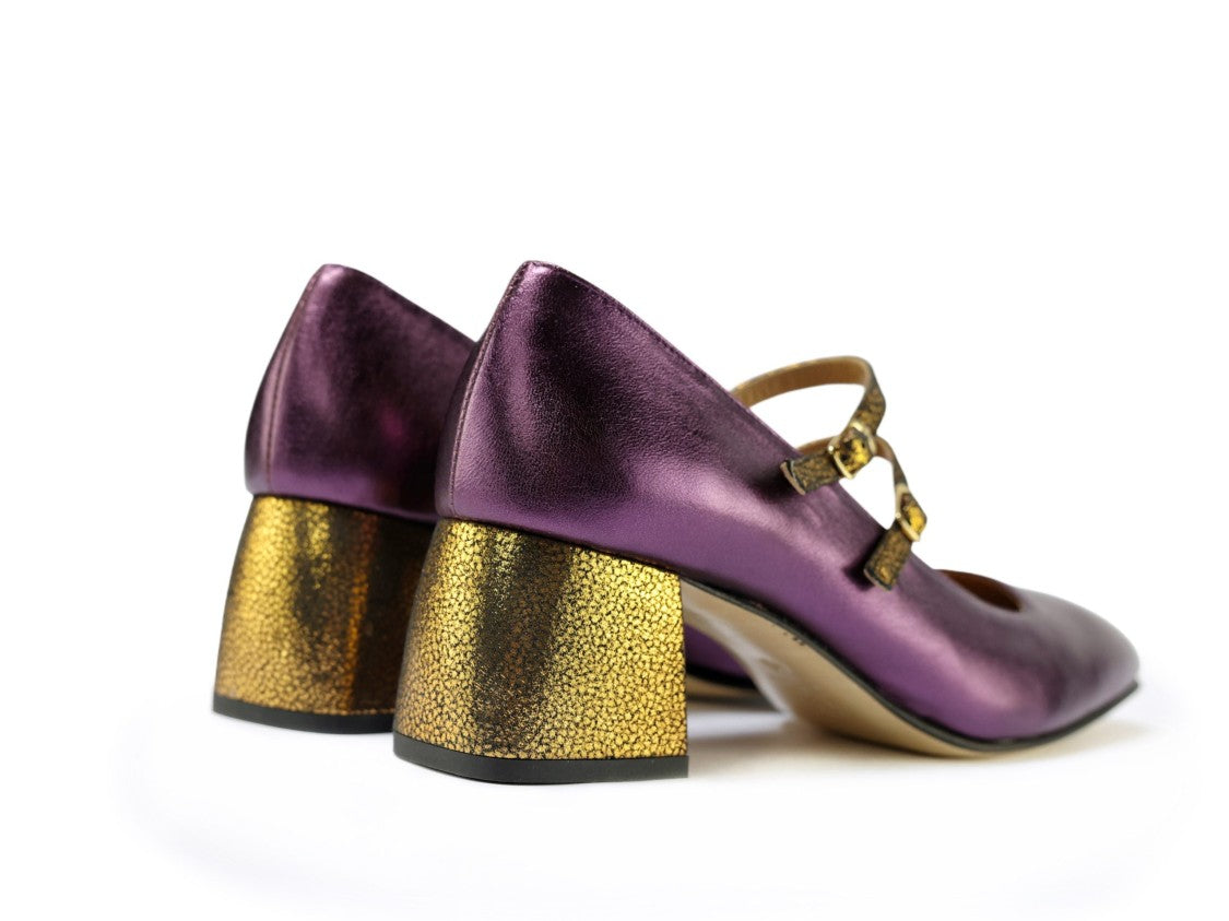 Ton Gout Laminated Leather Pumps With Heel