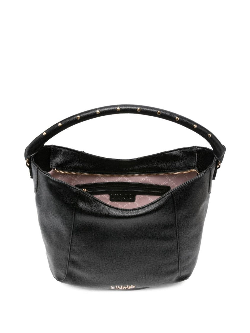 Liu Jo Polyurethane Shoulder Bag With Metallic Detailing