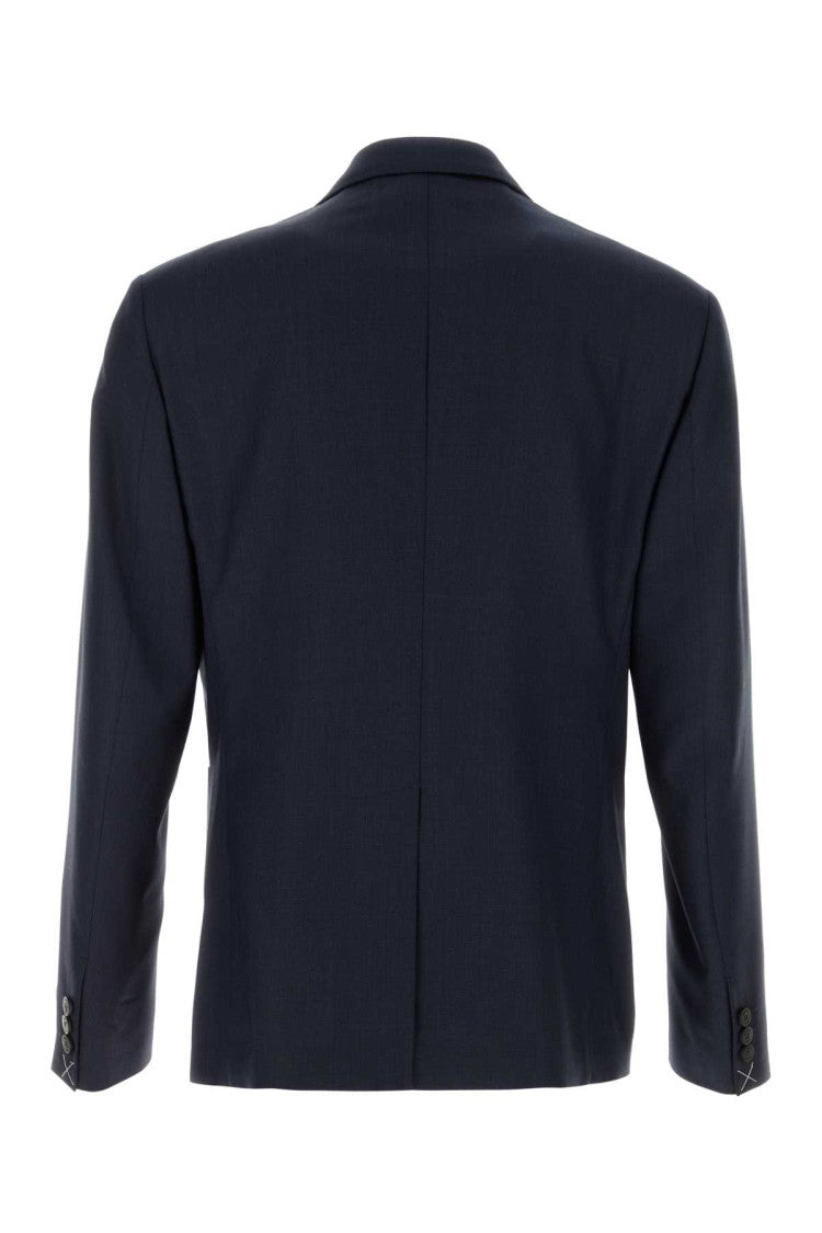 Versace Dark Blue Wool Blazer