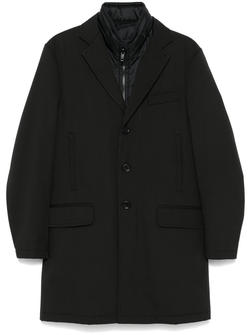 Fay Tailored Double Coat Removable Padded Gilet