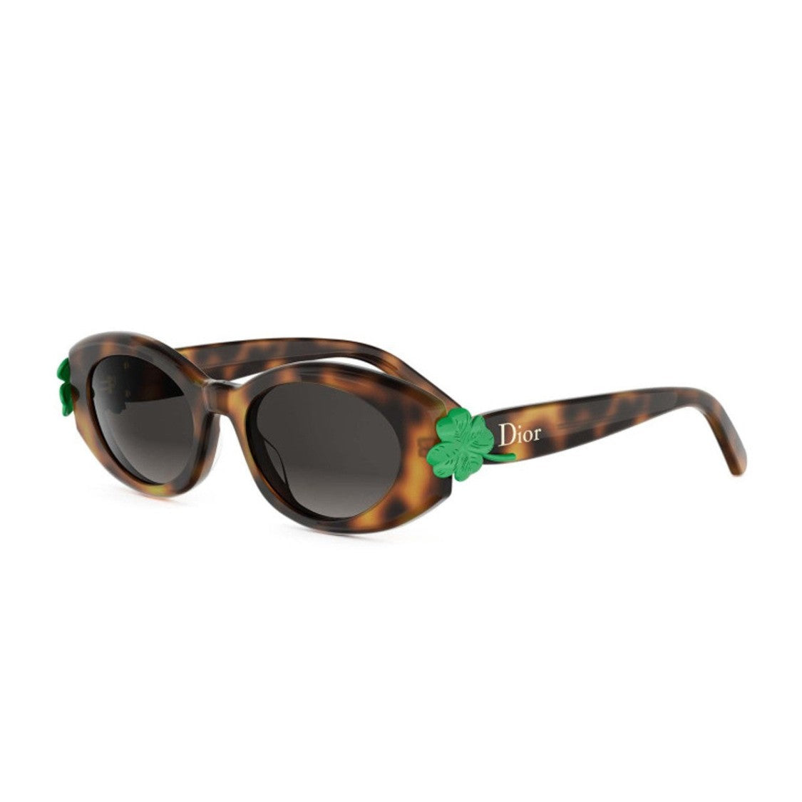 Dior Havana Diorclover Acetate Oval Sunglasses