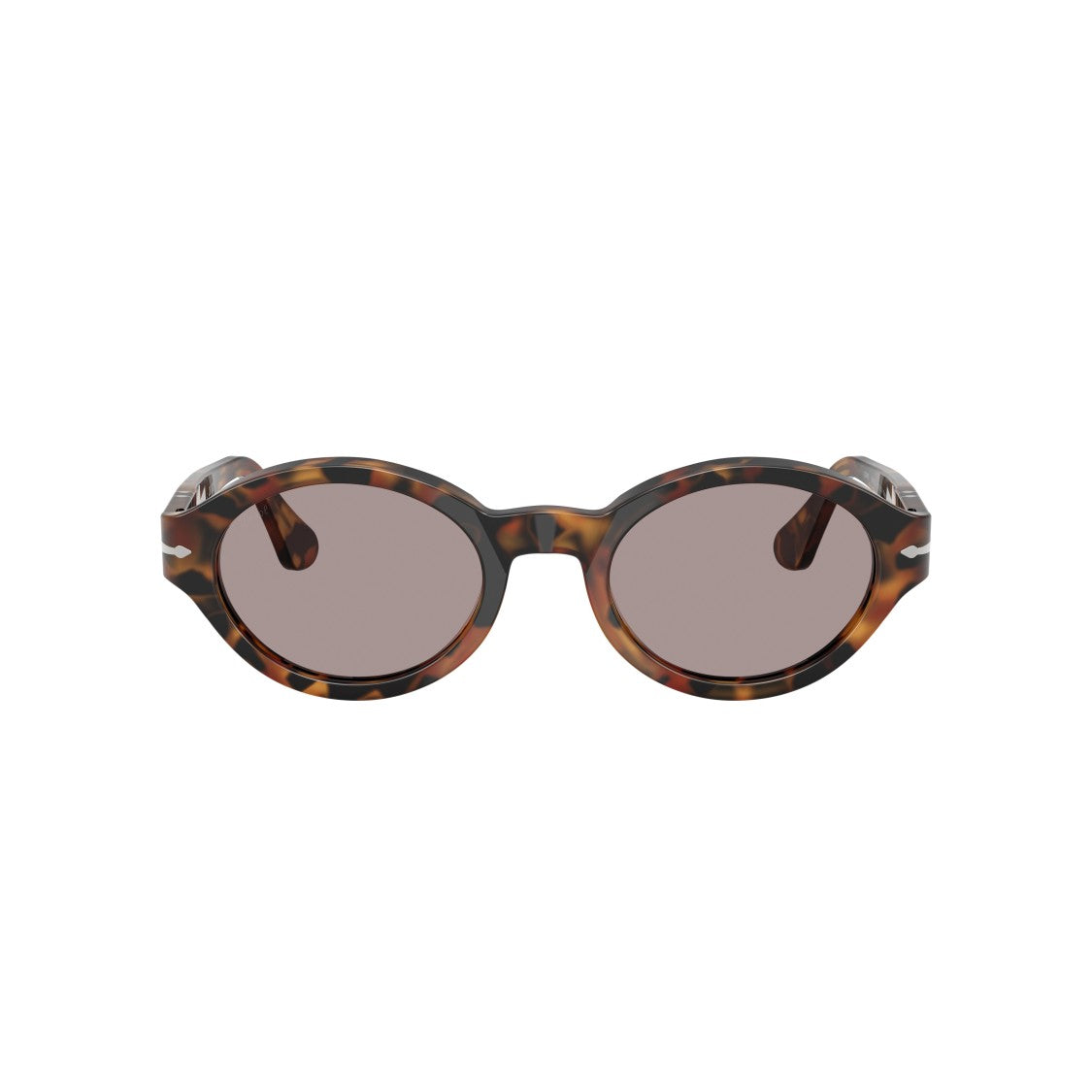 Persol 0Po3378s Tortoiseshell Oval Sunglasses With Metallic Detail