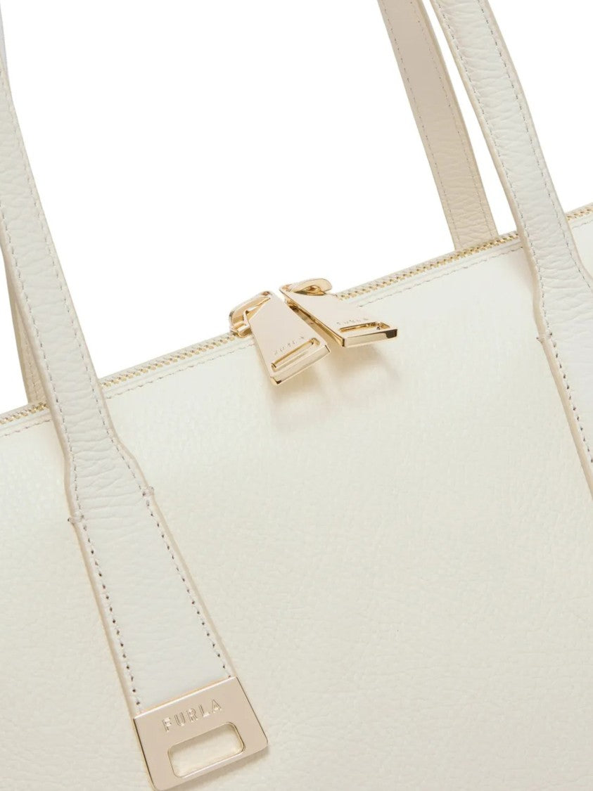 Furla Olivia M Tote Structured Smooth Leather Tote