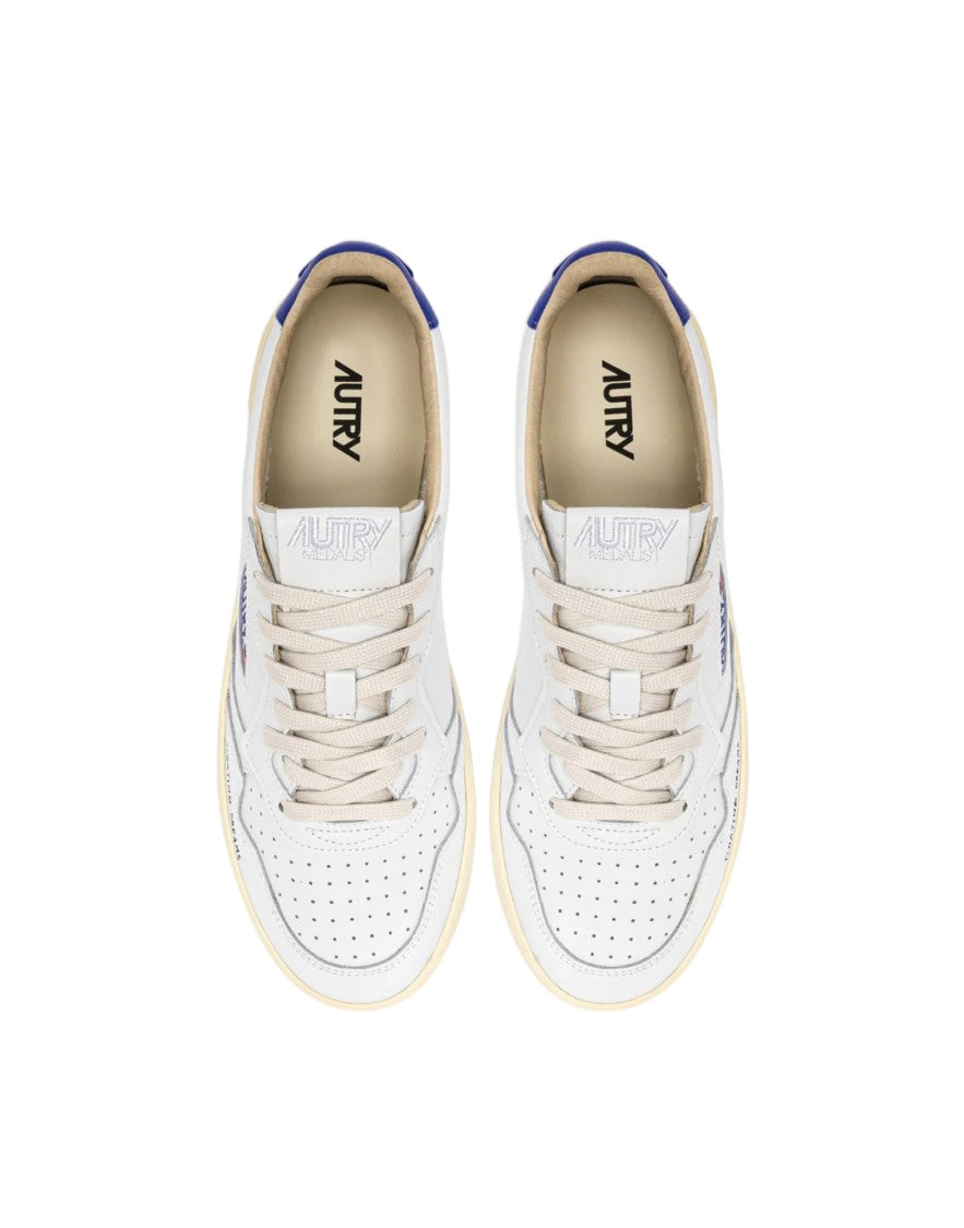 Autry Medalist Low Men’S White/Blue Sneakers