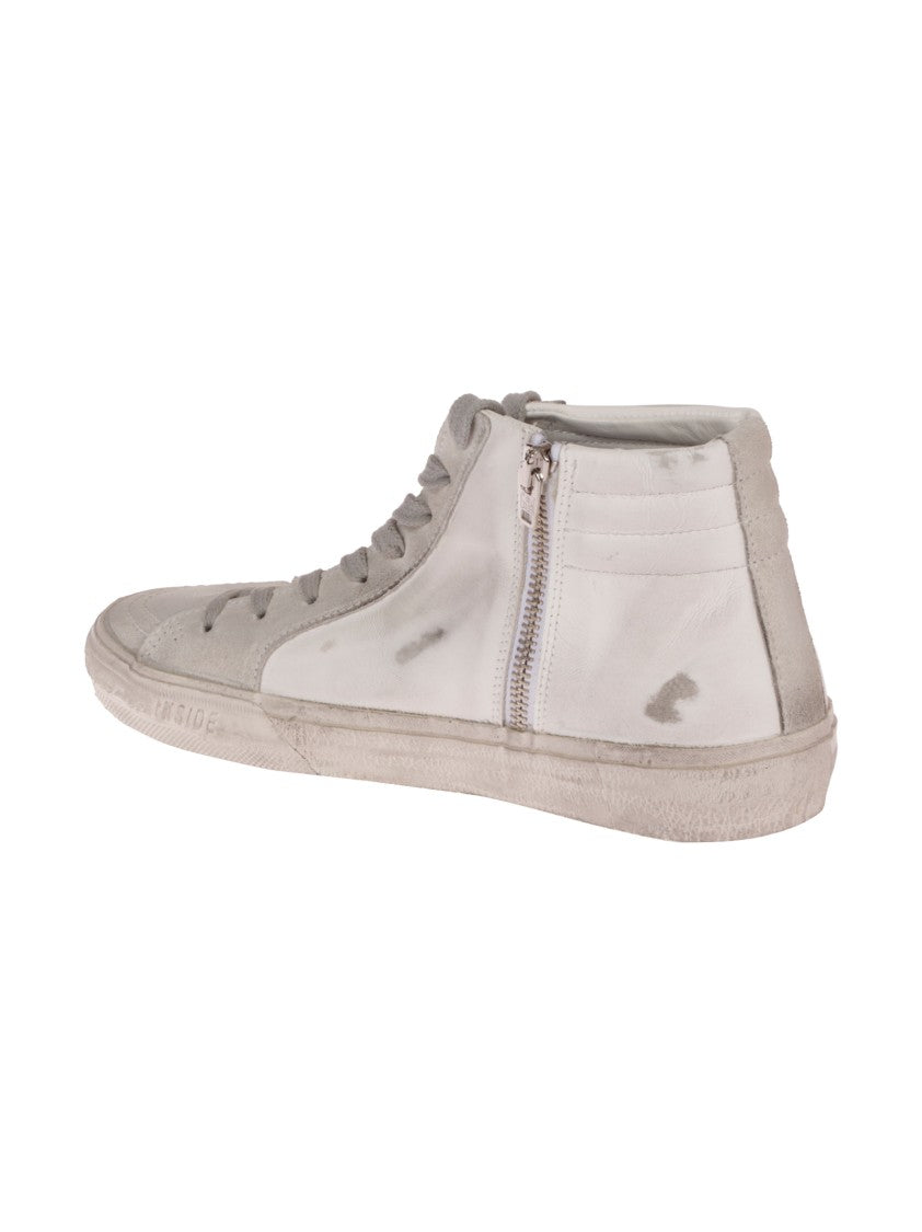 Golden Goose Slide Leather Sneakers