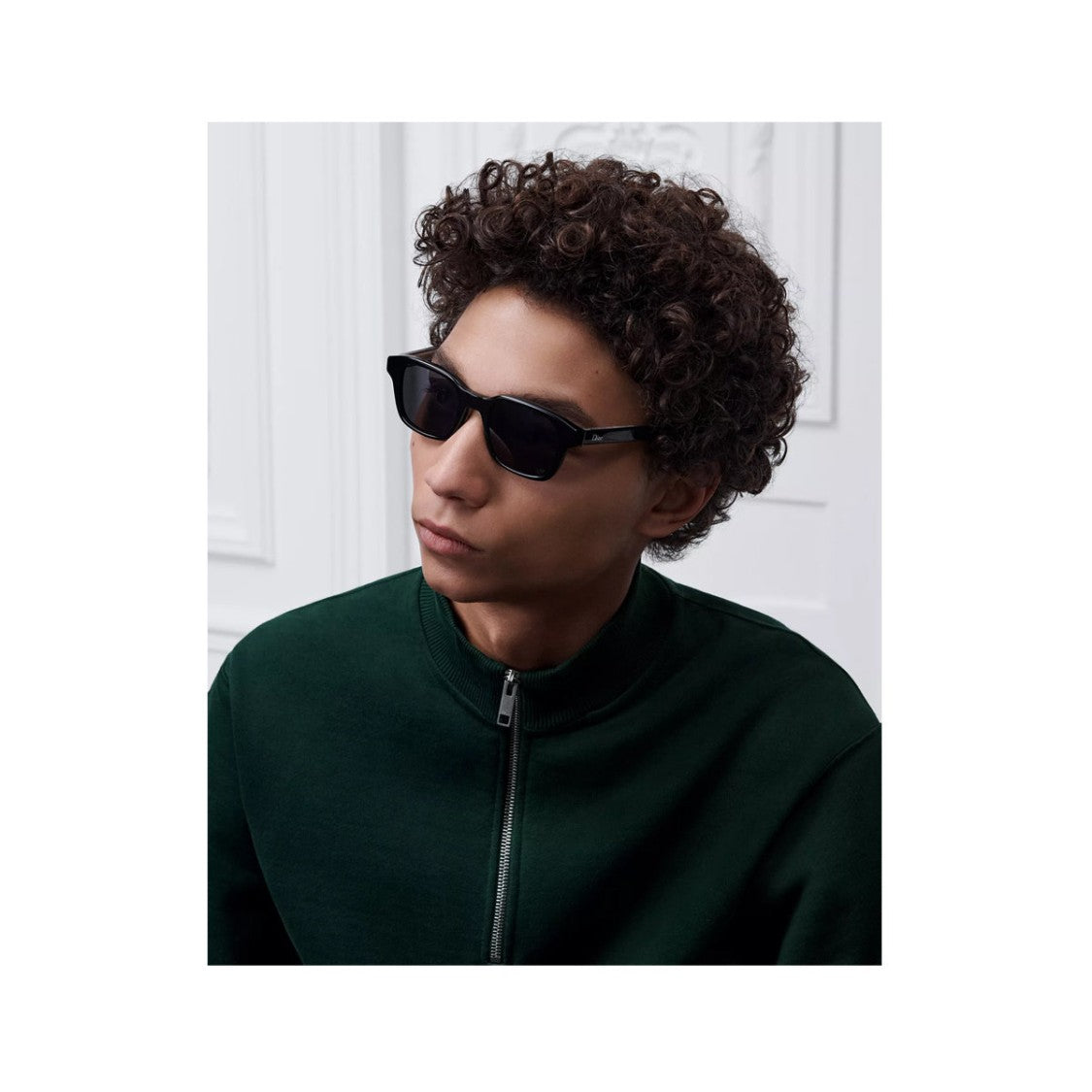 Dior Dioribbon S1i Geometric Black Acetate Sunglasses