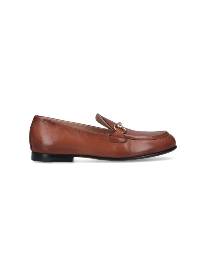 Alexander Hotto Loafers With Bit Detail' – Light Brown