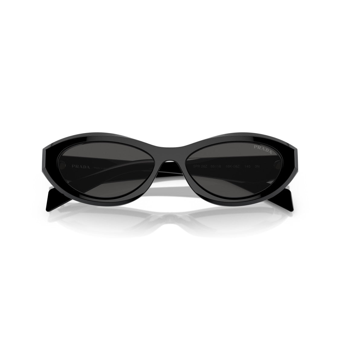 Prada 0Pr 26Zs Cat-Eye Black Acetate Sunglasses
